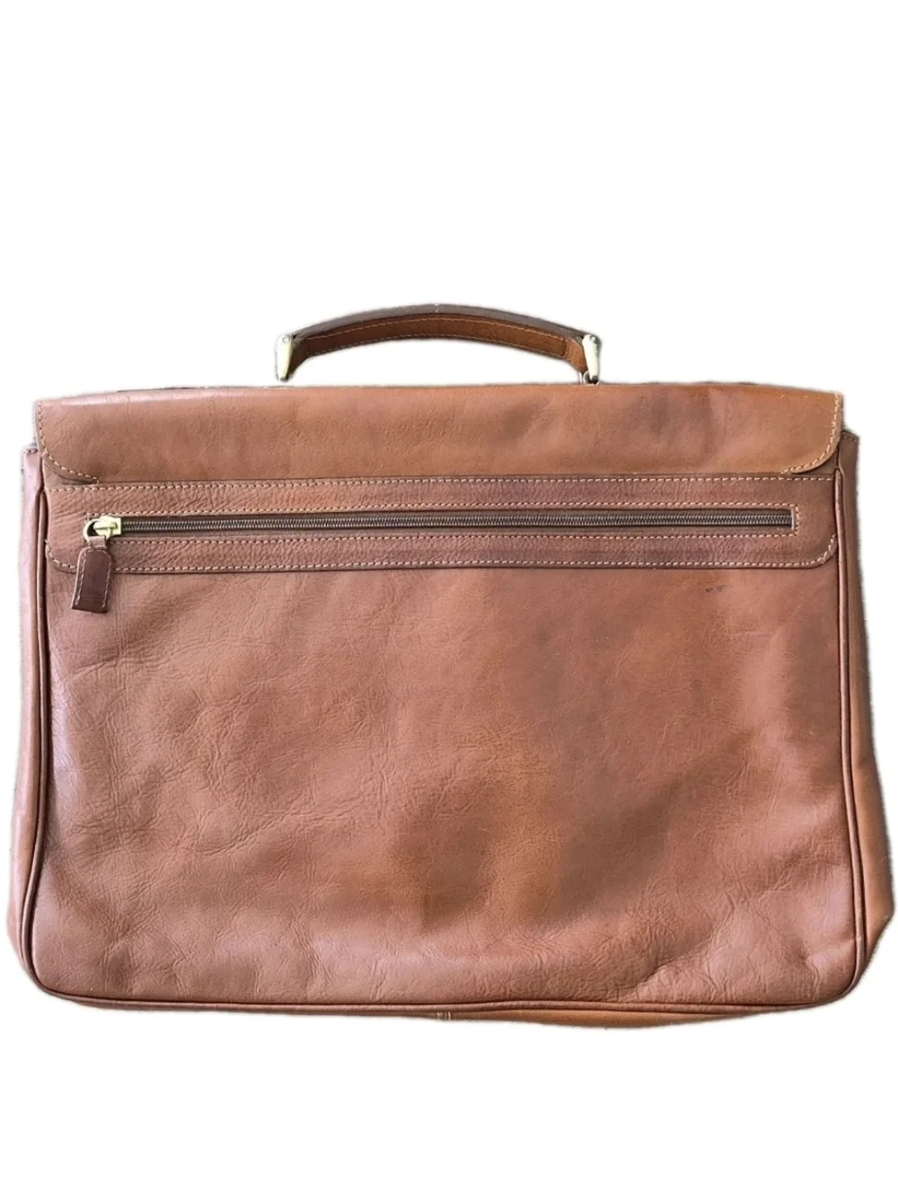 Vintage Brooks Brothers Italian Leather Briefcase.